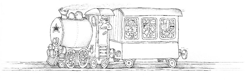 Vlak, ilustr. Vanek