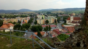 Fiľakovo, pohľad z hradu