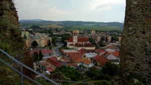 Fiľakovo, pohľad z hradu